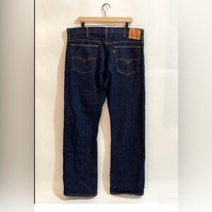 517 LEVI’S Straight Leg Dark Wash Jeans 38 X 32